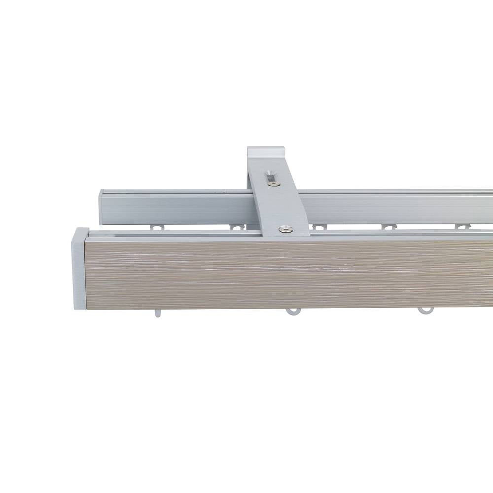 Icon HD 40 X 25 毫米窗簾木面桿套件雙層紋理浮木