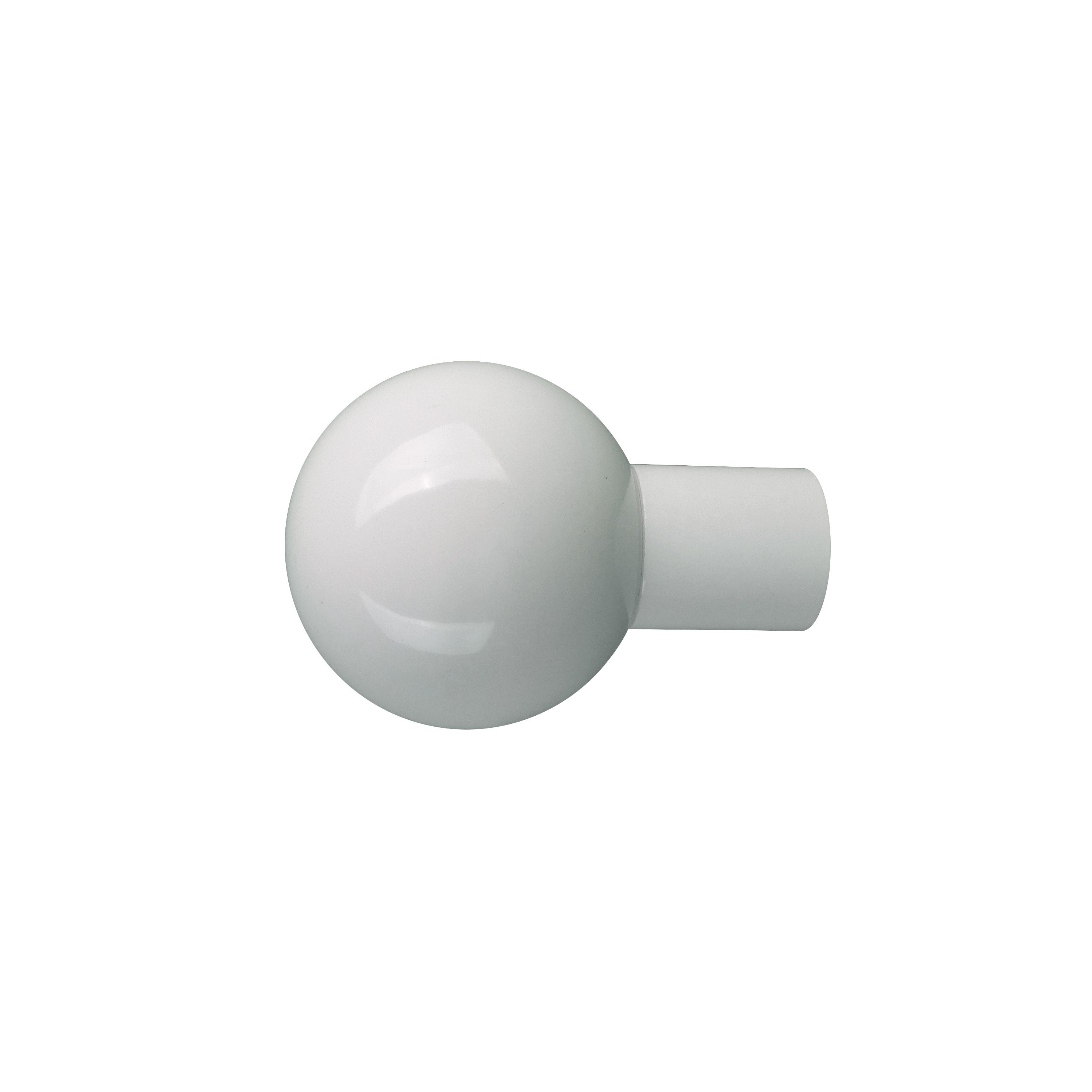 Aarhus MT35 Ball Finial, Painted White