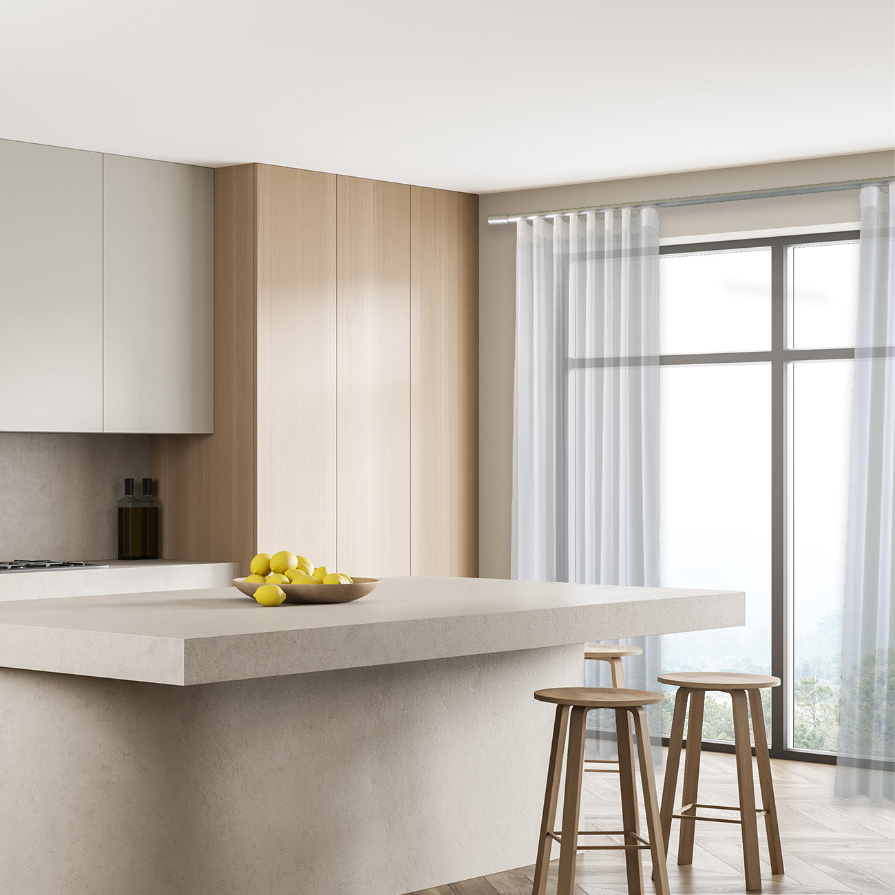 Now MT35 sheer Kit Single layer Natural Aluminum