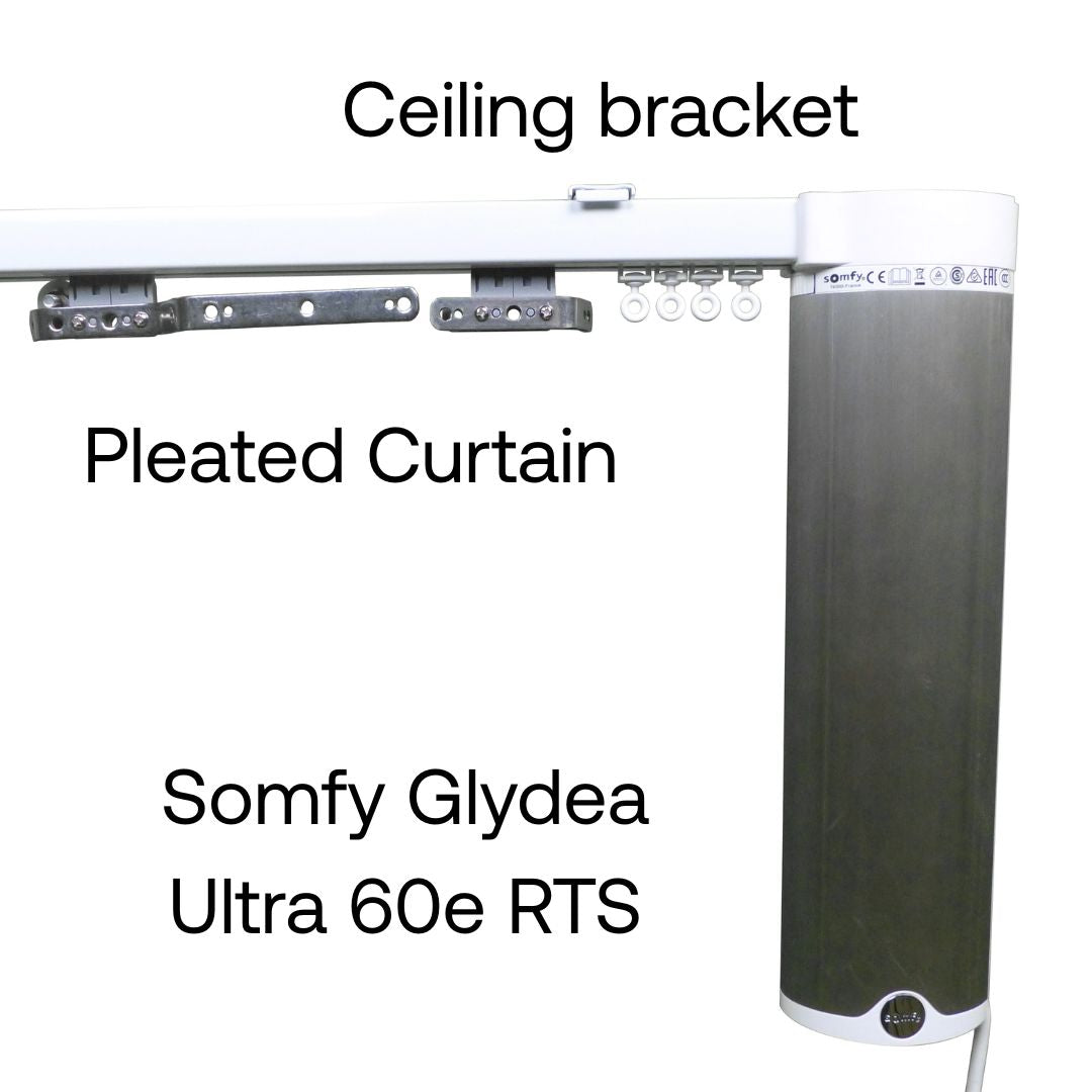 Oslo MT2530 Somfy Motorized Curtain Track White