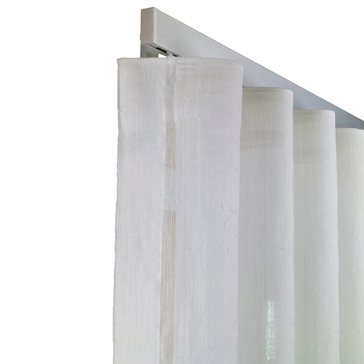 Now HD 40 x 18 mm Curtain Poles Kit Single layer Natural