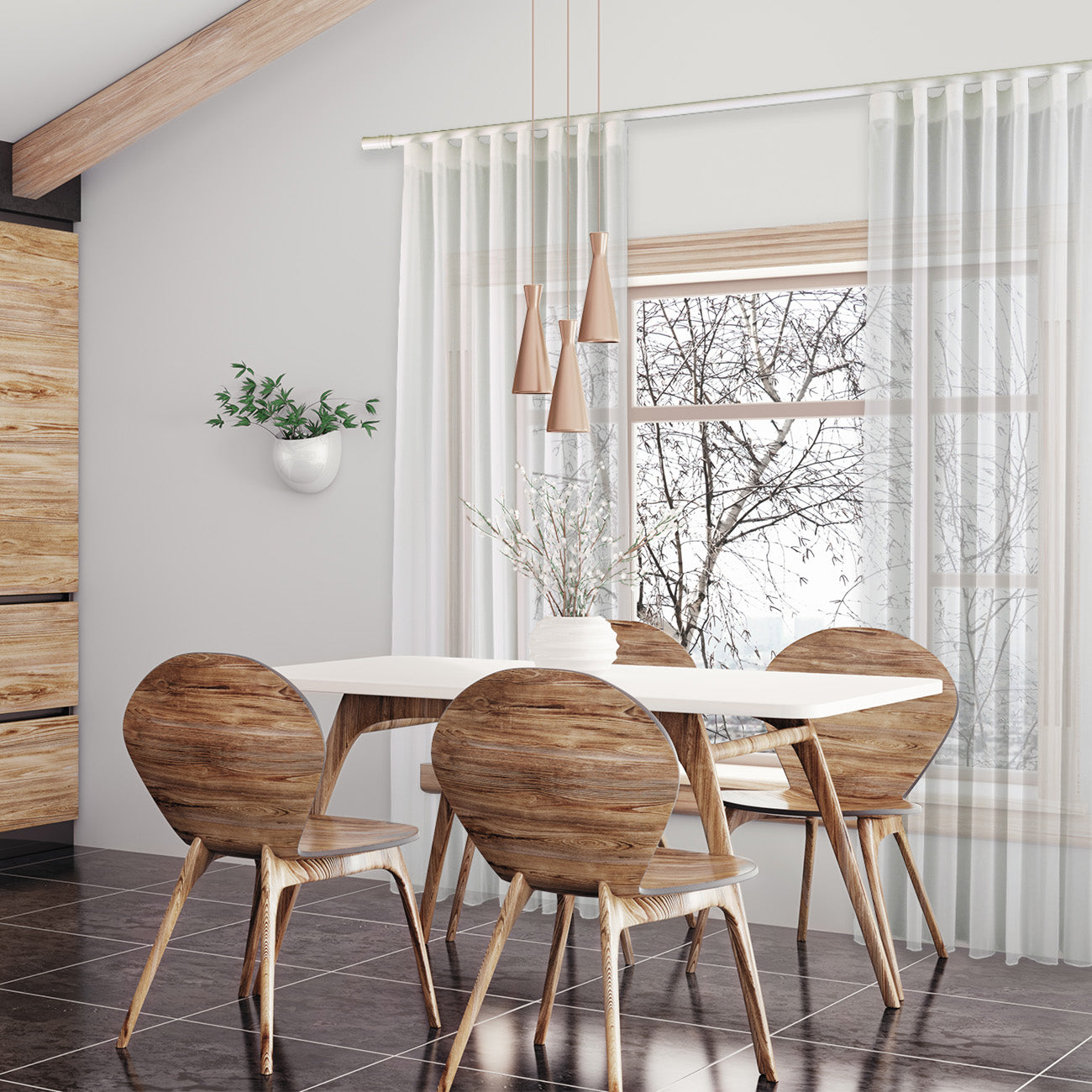 Now HD35 Pole Set Double layer White