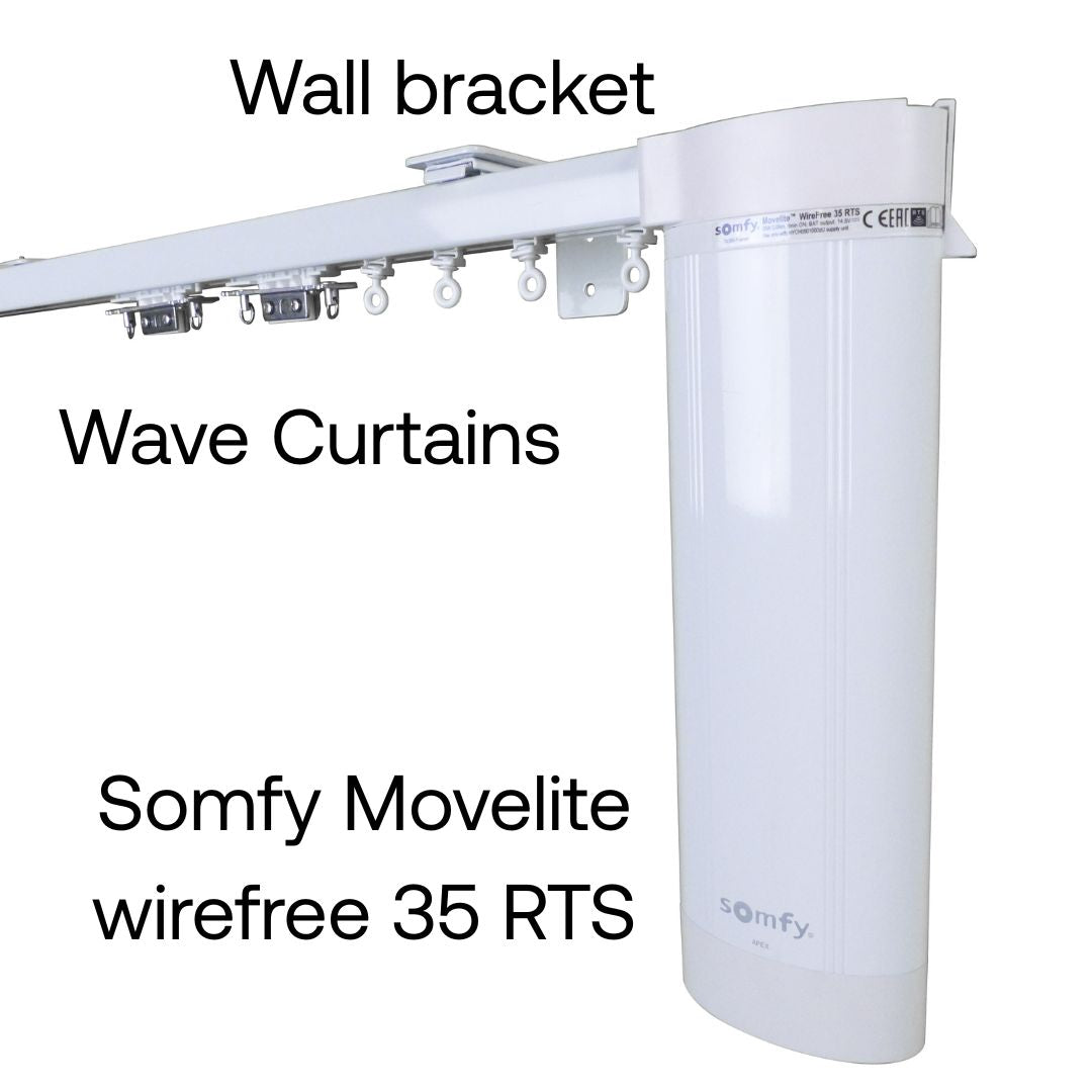 Oslo MT2530 Somfy Motorized Curtain Track White