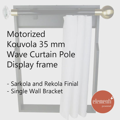 Kouvola MT35 motorized curtain pole Display board